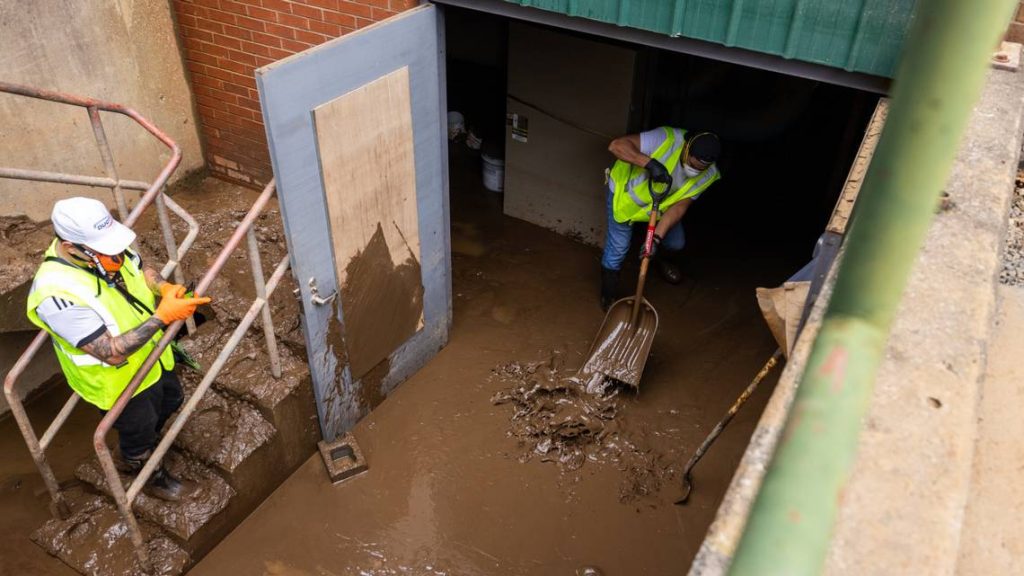 Flood damage at Appalachian State